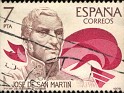 Spain - 1978 - América-España - 7 PTA - Dark Brown & Red - Celebridad - Edifil 2489 - José de San Martín - 0